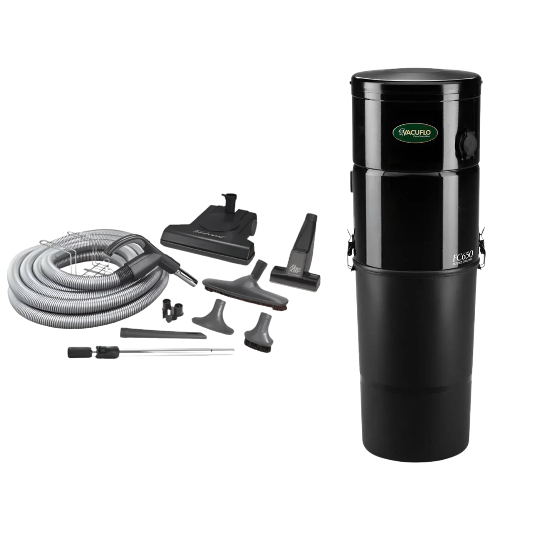 Vacuflo FC650 Filtered Cyclonic Central Vacuum Power Unit