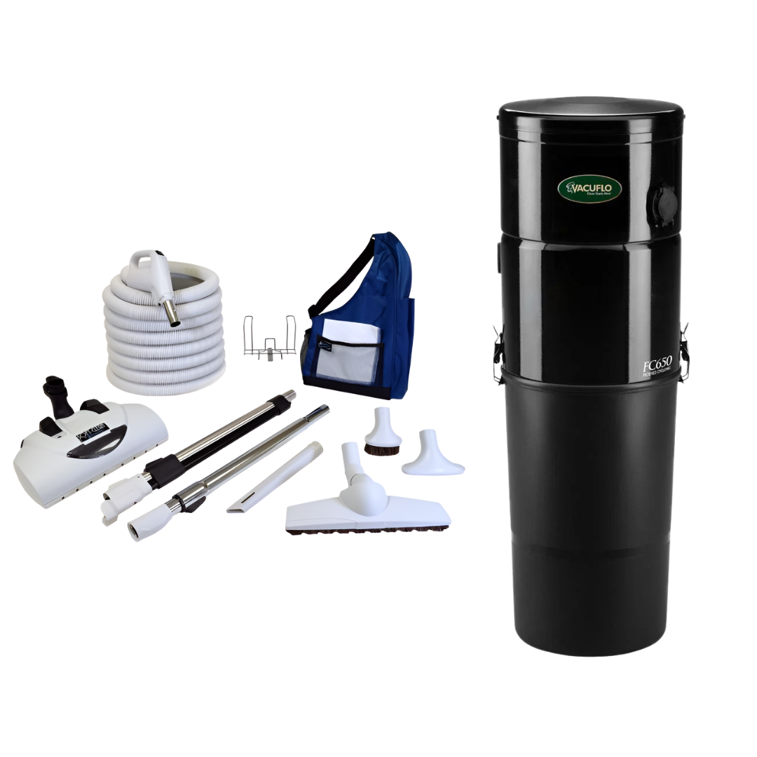 Vacuflo FC650 Filtered Cyclonic Central Vacuum Power Unit