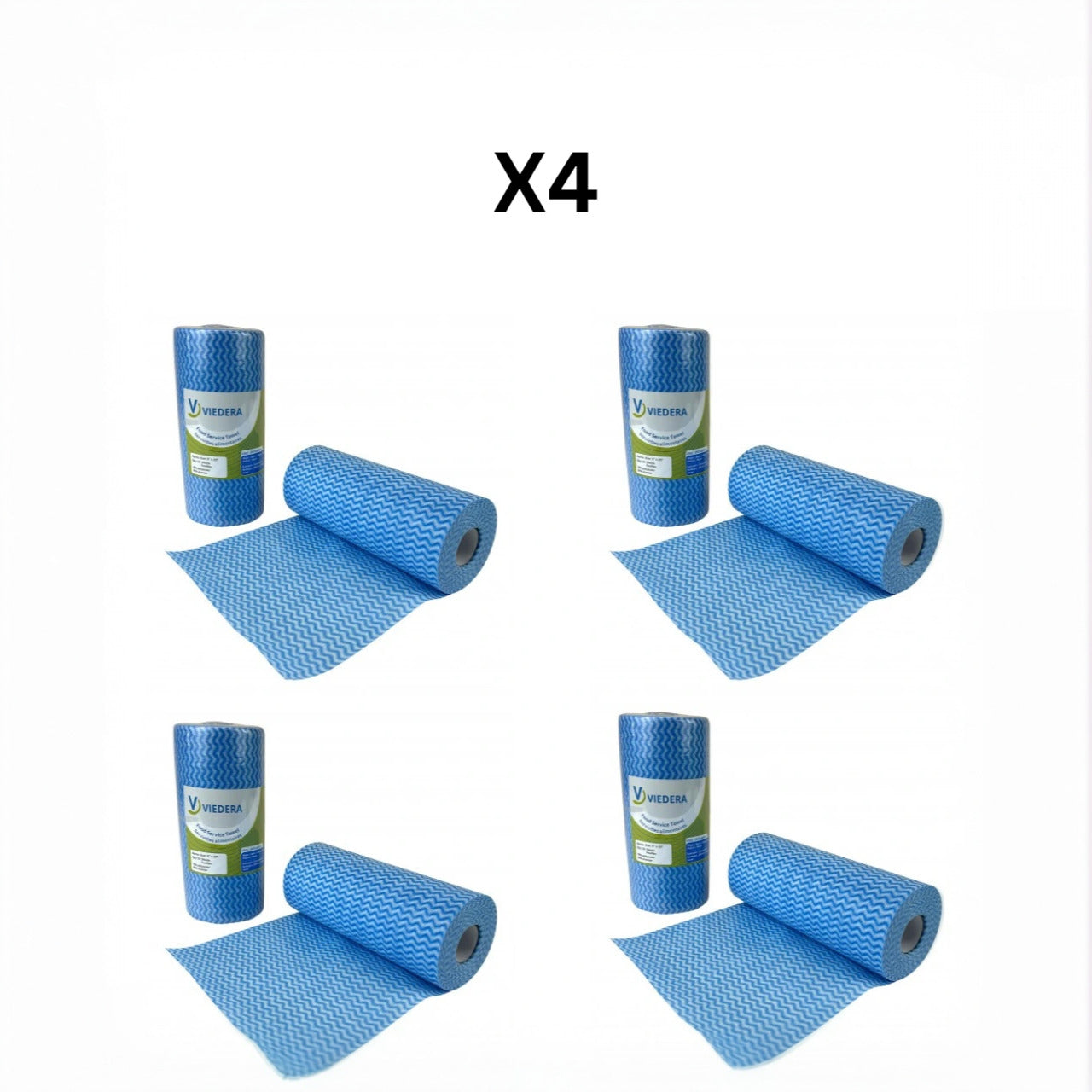 Viedera Food Service Cloth Roll 9" X 20" (50) - Pack Of 4 image 0