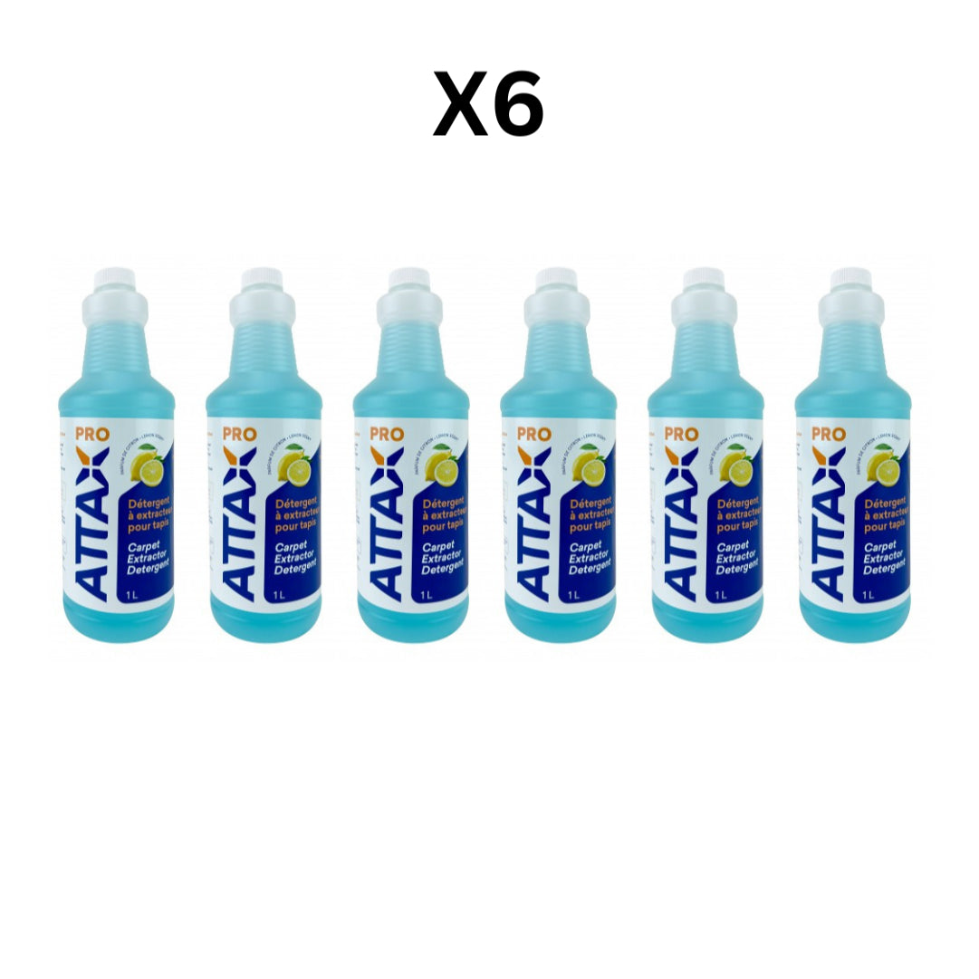 Attax Pro Carpet Extractor Detergent (1 L) – Pack Of 6 image 0