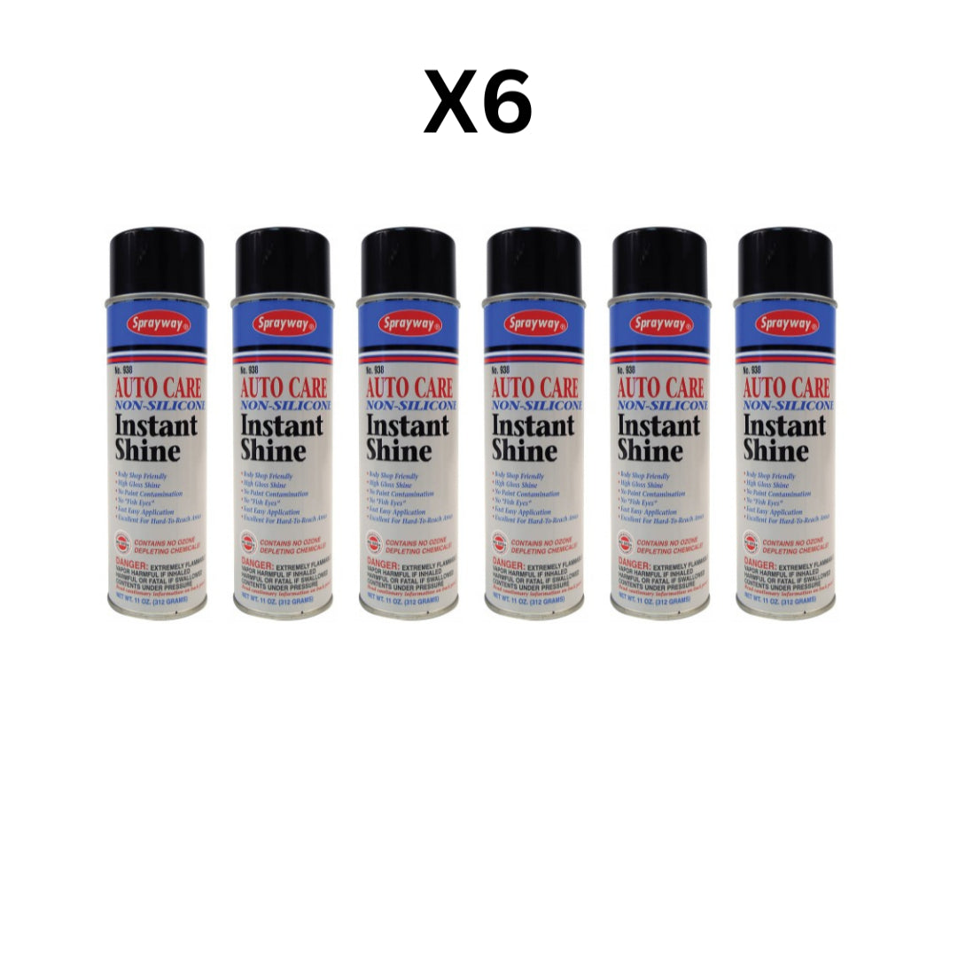 Sprayway Auto Care Non-Silicone Instant Shine - Pack Of 6 image 0