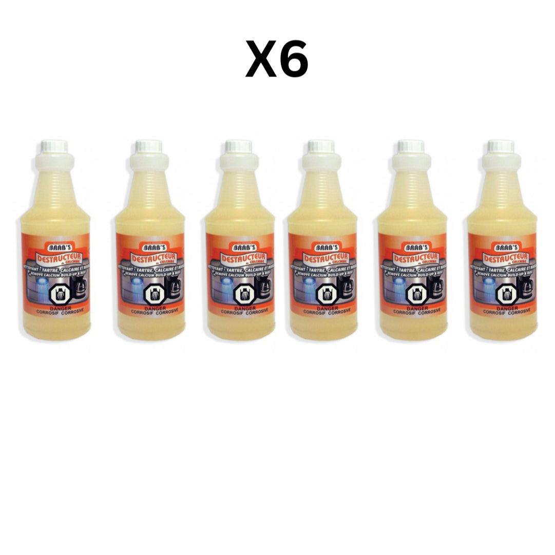 Brab Calcium, Tartar And Rust Cleaner (1 L) Brab's 193401 - Pack Of 6 image 0