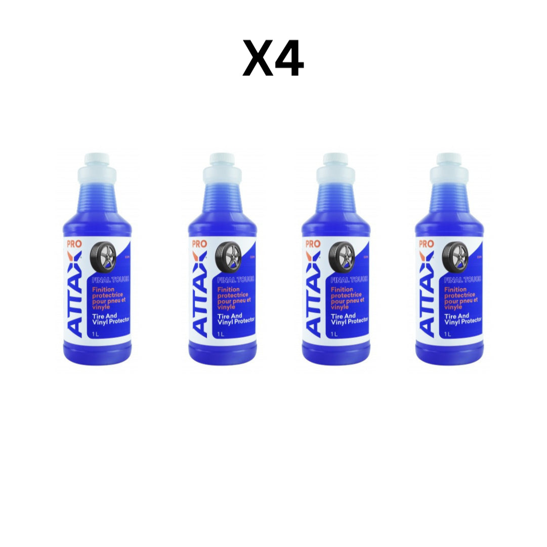 Attax Pro Tire And Vinyl Protector, Antistatic (33.8 OZ) - Pack Of 4 image 0