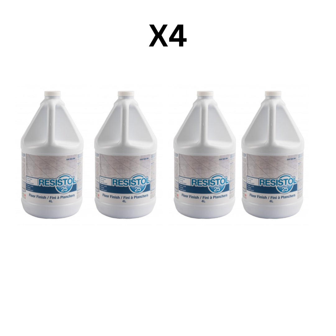 Resistol 18 Floor Finish - High Gloss (1.06 GAL) - Pack Of 4 image 0