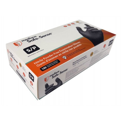Medisca Nitrile Disposable Gloves - Small - 5 MM - Powder-Free Box Of 100 image 1