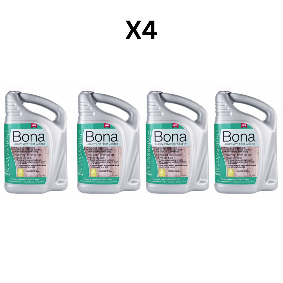 Bona Luxury Vinyl Floor Cleaner - Dries Fast (1 GAL) - Pack Of 4 image 0