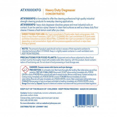 Attax Pro Heavy Duty Degreaser (Concentrated) (4 L) - Pack Of 4 image 2