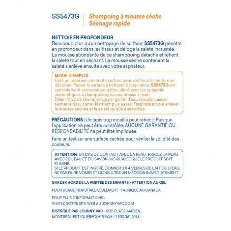 Attax Pro Professional Dry Suds Carpet & Upholstery Shampoo - Pack Of 4 image 1