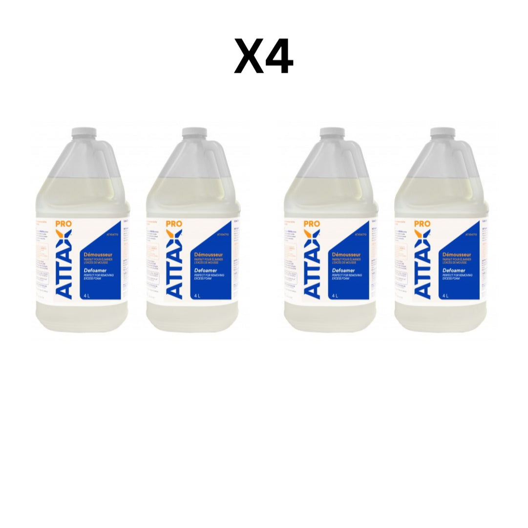 Attax Pro Defoamer (For Removing Excess Foam) – (4 L) – Pack Of 4 image 0