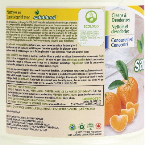 Safeblend Concentrated Neutral Cleaner (1.06 GAL) - Pack Of 4 image 2