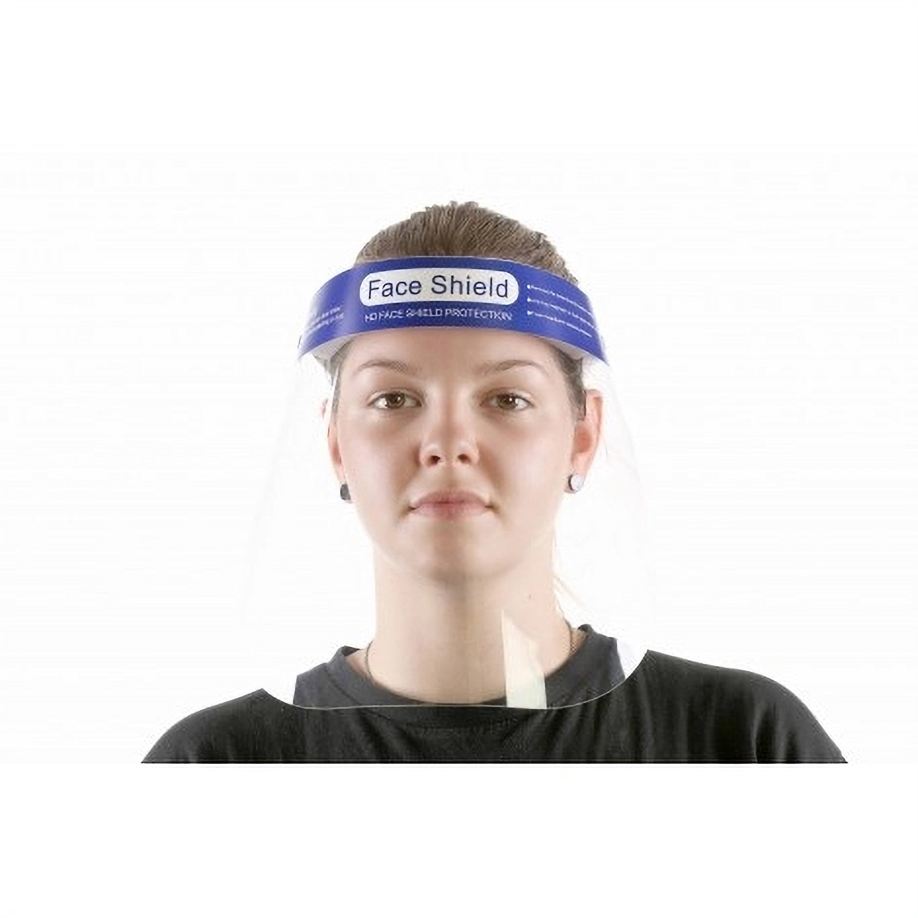 Face Shield, Clear With Foam Head Gear - Use Against Viruses image 1