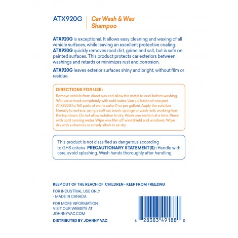 Attax Pro Car Wash & Wax Shampoo (4 L), Attax Pro – Pack Of 4 image 2